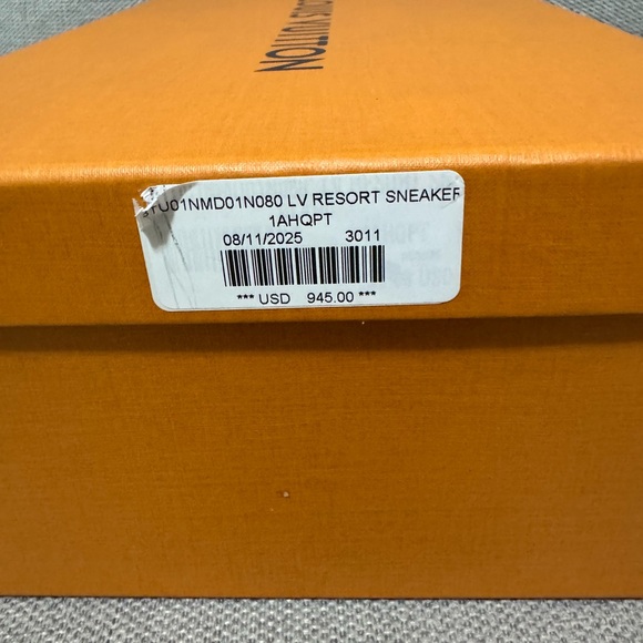 Louis Vuitton Vibrant Orange Sneaker Box - Picture 2 of 7
